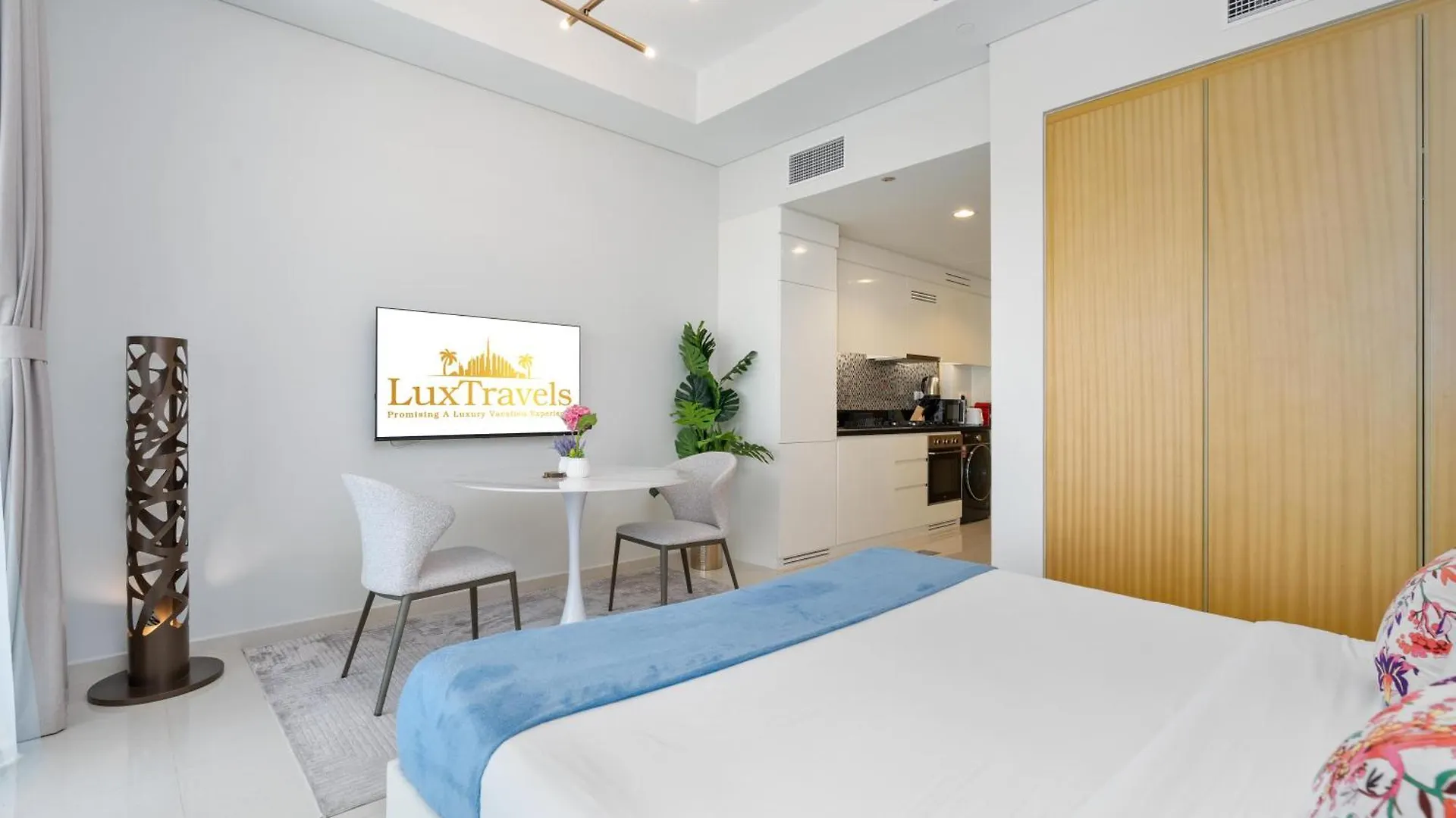 Aykon City Panoramic Skyline View Дубай Апартаменты